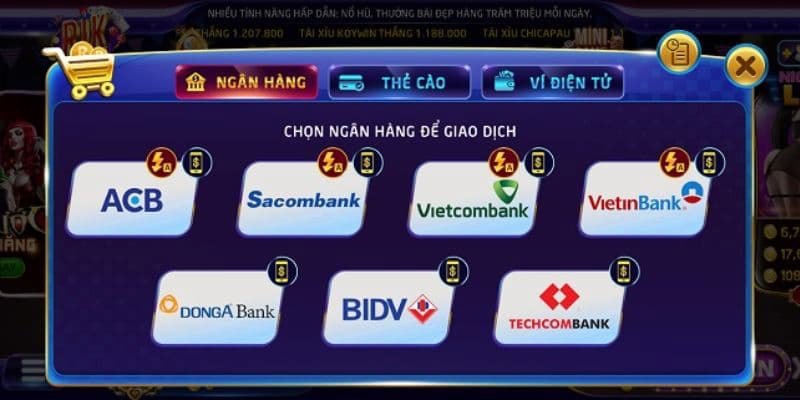 Giao dịch nạp tiền Rikvip hiện đại nhất hiện nay 